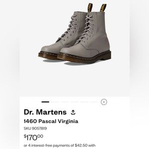 Dr Martens Gray Hightop